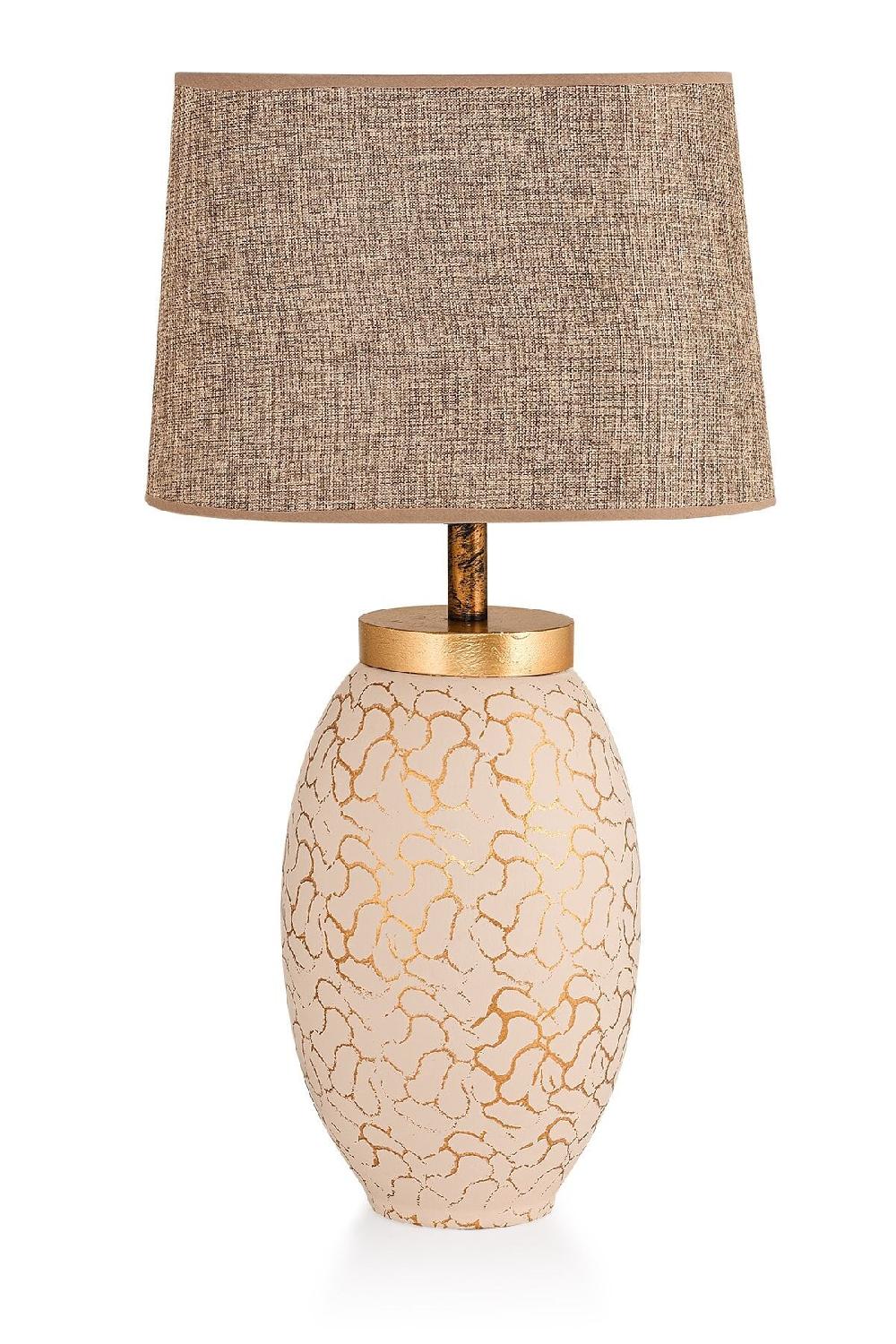 Opviq LumiNexia Metal Glimmer Table Lamp | Opviq