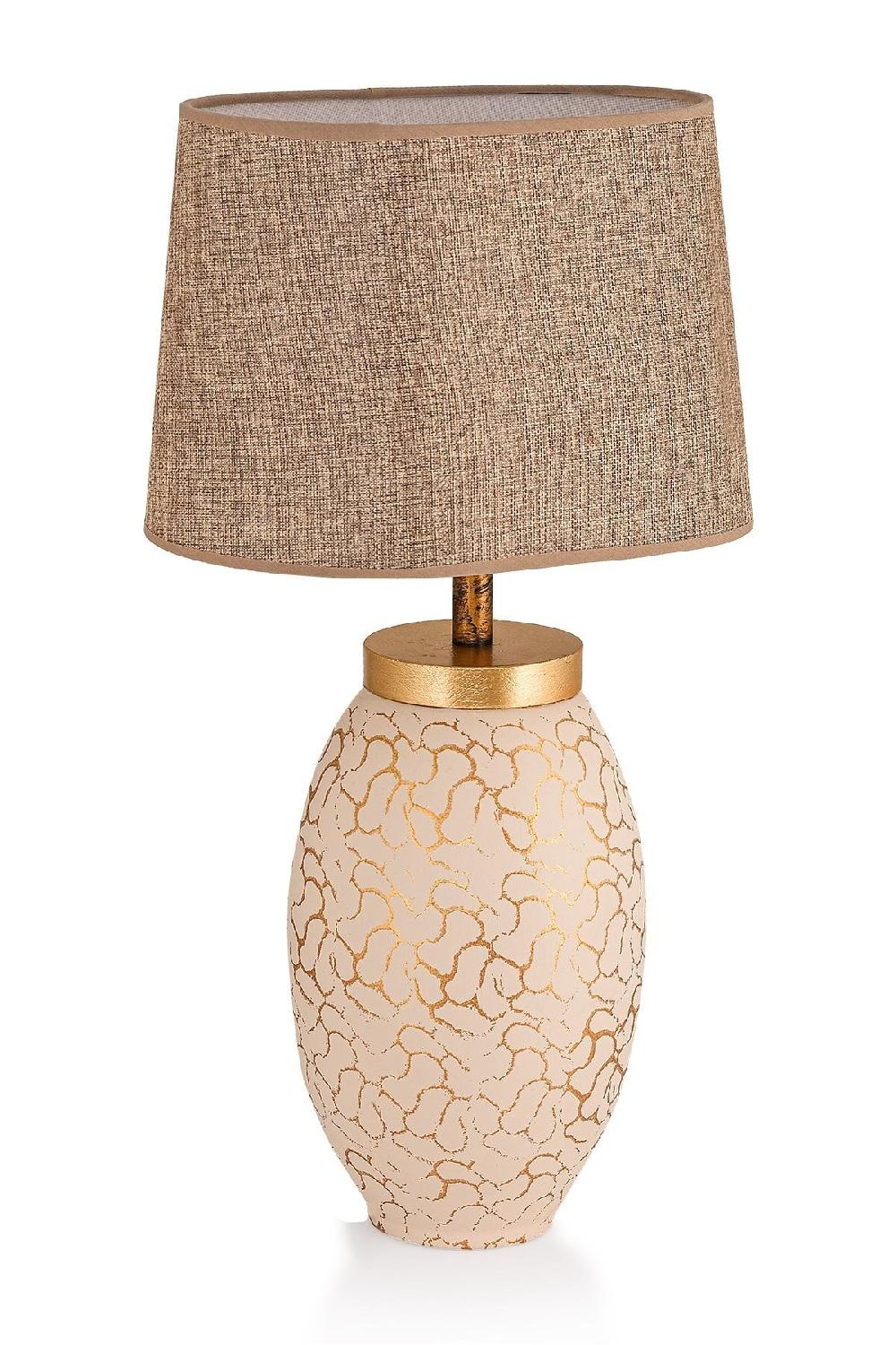 Opviq LumiNexia Metal Glimmer Table Lamp | Opviq