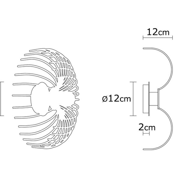Opviq Luminexia White Nova Wall Lamp | Opviq
