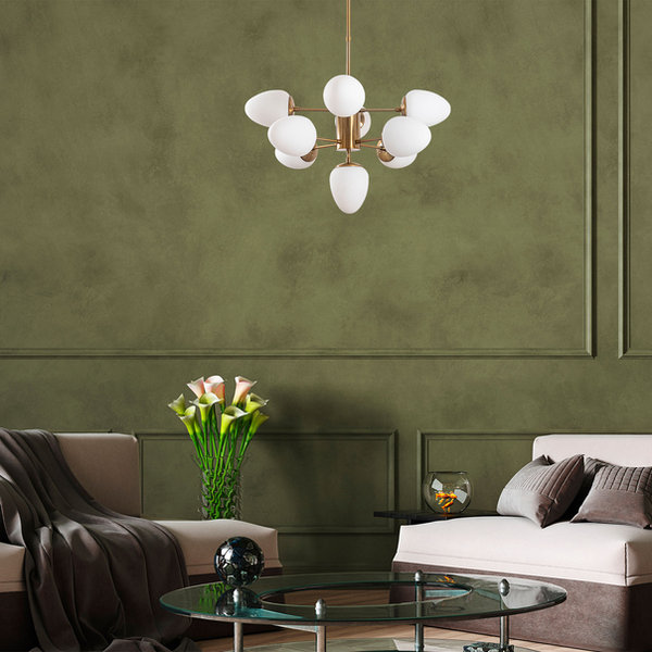 opviq LuminoCopper Elegance Chandelier | Opviq