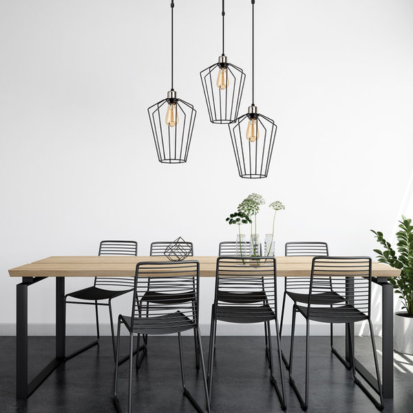 opviq LumiNoir Nexus Chandelier Elegance | Opviq