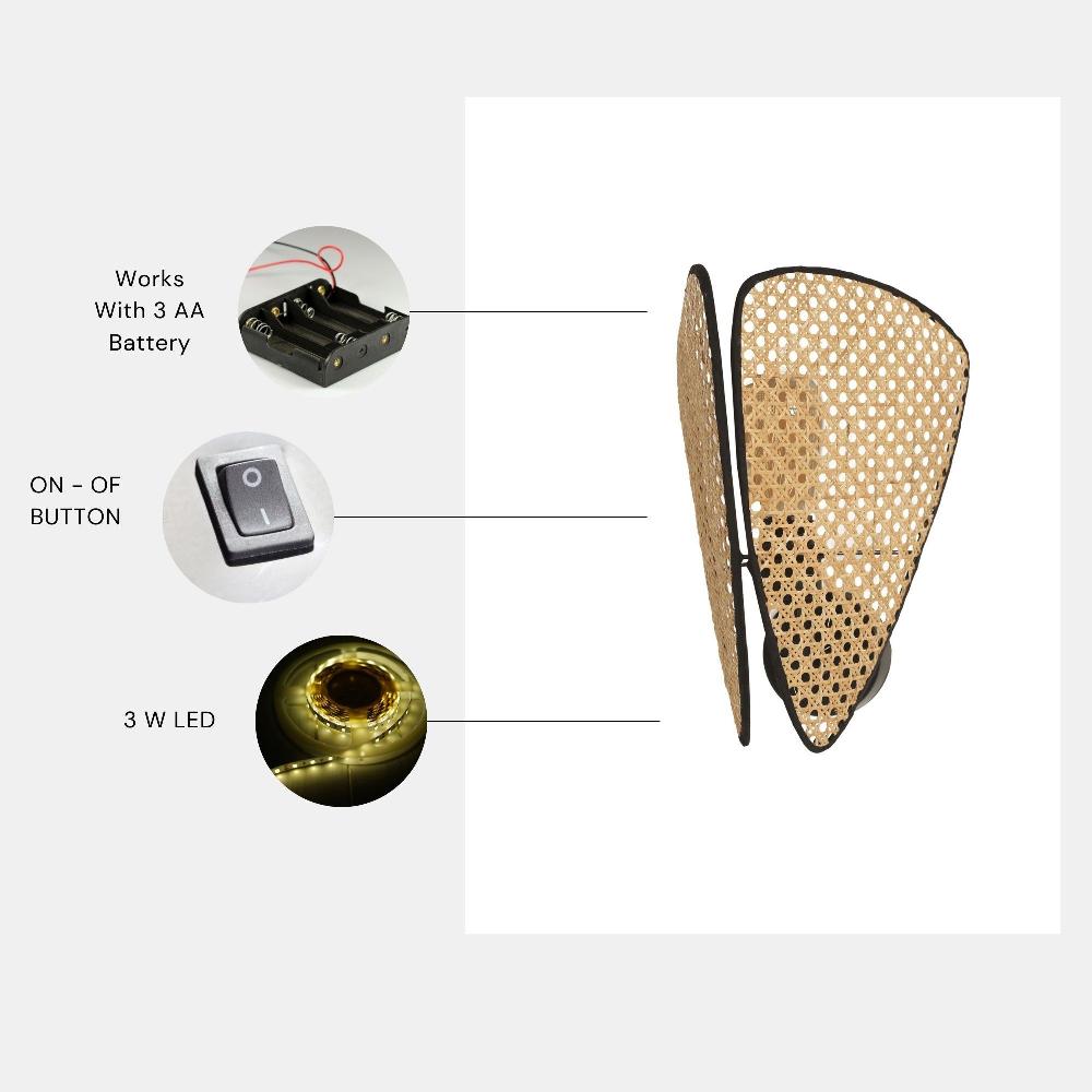 Opviq LumiNook: Chic Metal Glow Lamp | Opviq