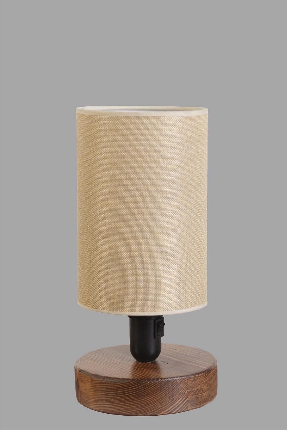 Opviq LumiNook Walnut Wicker Glow Lamp | Opviq
