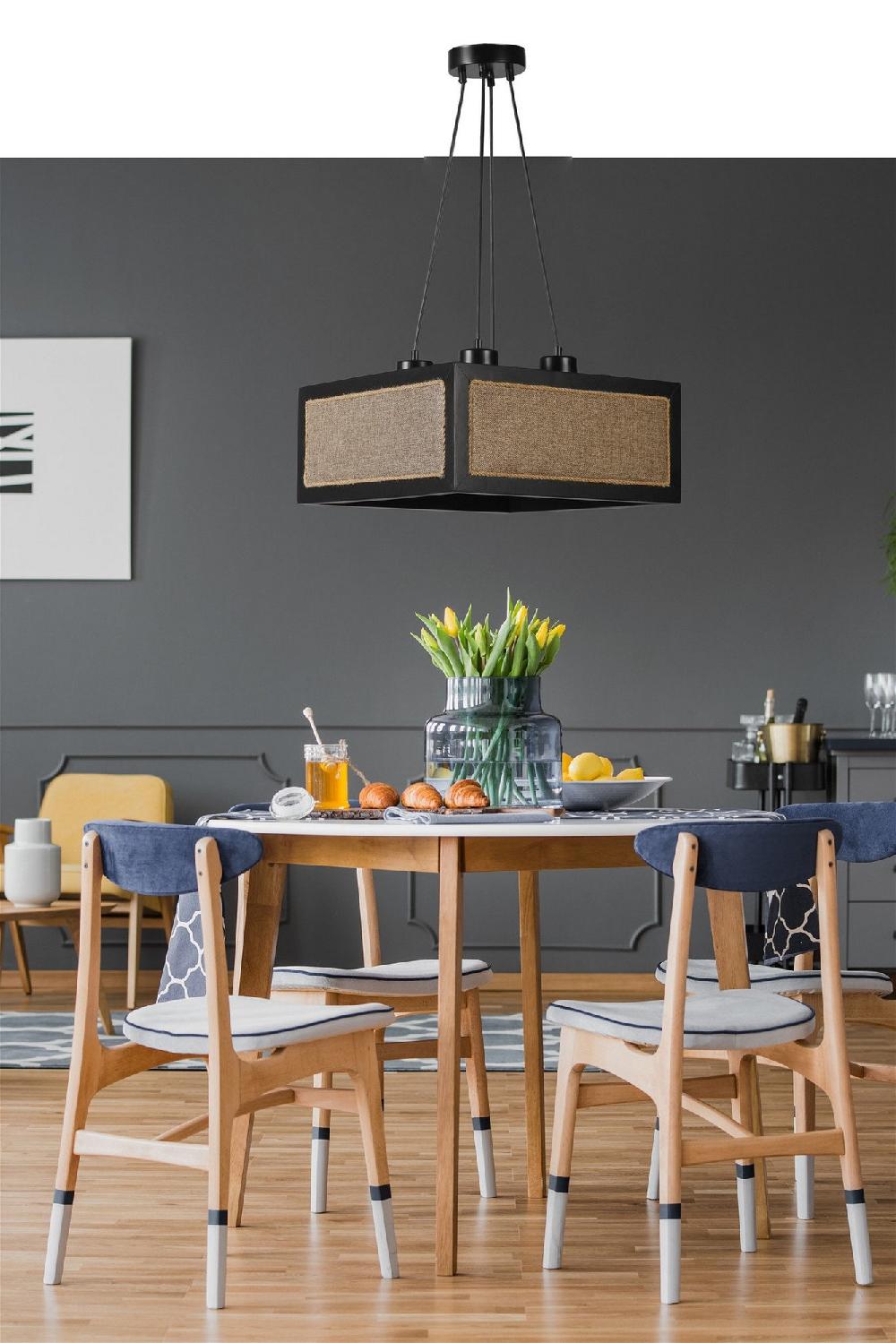 opviq LuminoRattan Elegance Chandelier | Opviq