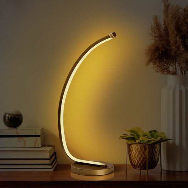 Opviq LumiNova Aura Metal Table Lamp | Opviq