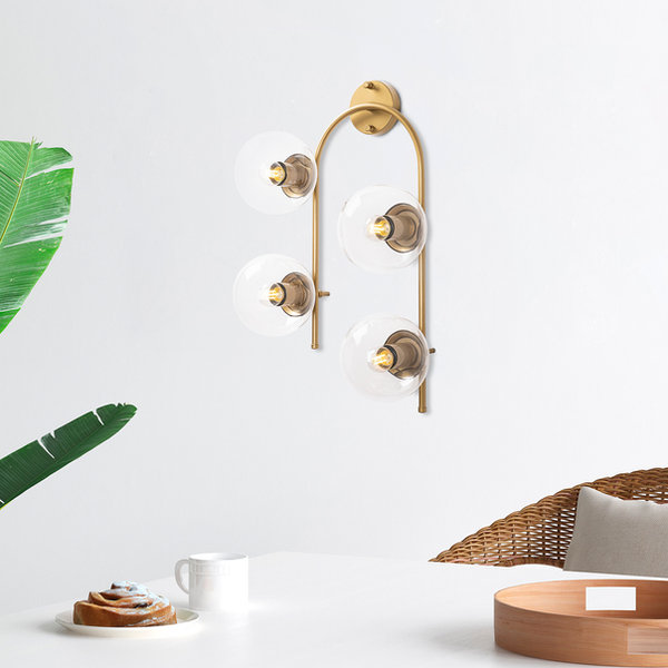 Opviq LumiNova CopperGlow Wall Sconce | Opviq