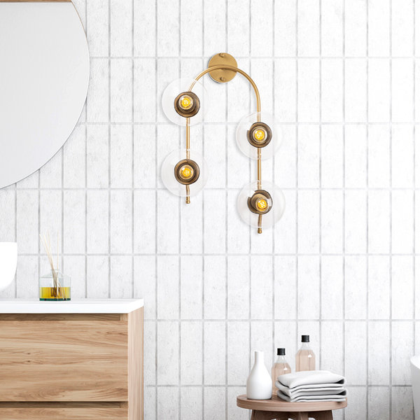 Opviq LumiNova CopperGlow Wall Sconce | Opviq