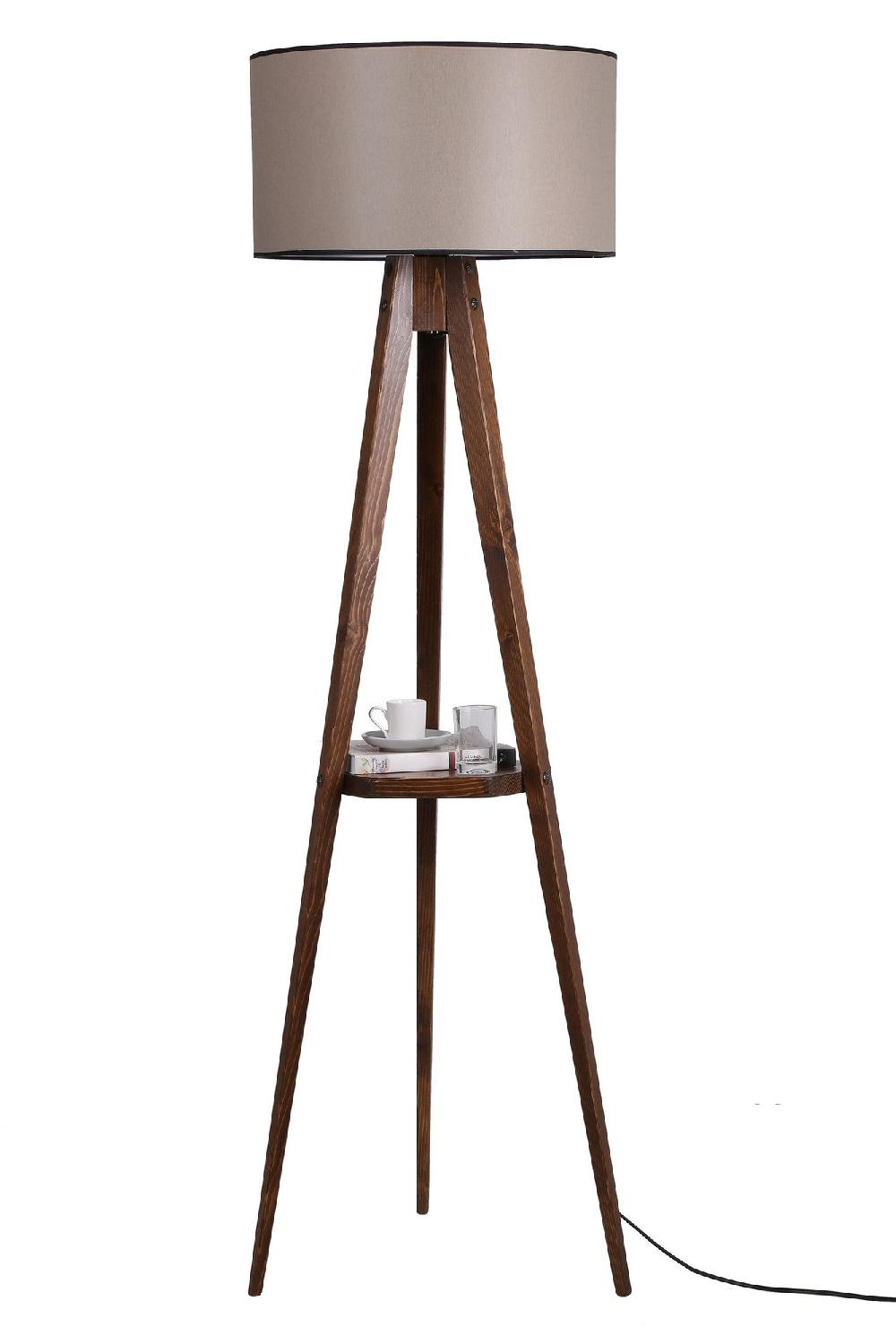 Opviq LuminoVibe Walnut Haven Lamp | Opviq