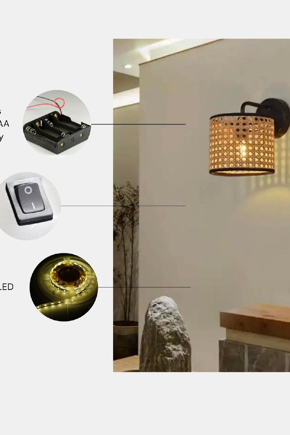 Opviq LumiNox Ethereal Glow Wall Lamp | Opviq