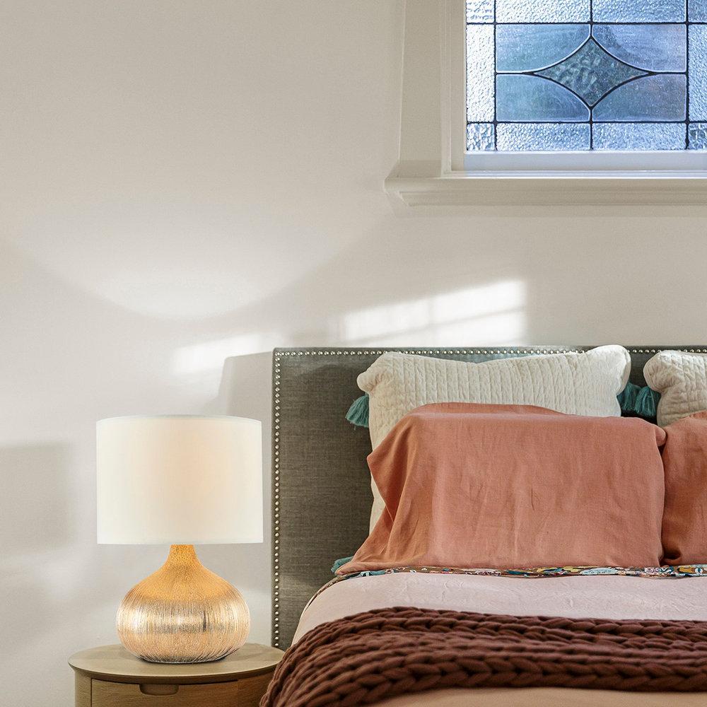 Opviq LumiPorcelain GlowSphere Table Lamp | Opviq