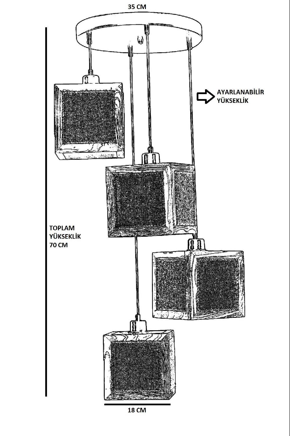 Opviq LumiRattan Elegance Chandelier | Opviq