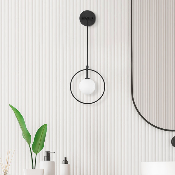 Opviq LumiSculpt Noir & Blanc Wall Light | Opviq