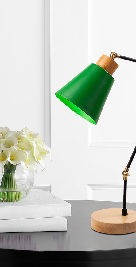 opviq LumiVerda: Modern Green Glow Lamp | Opviq