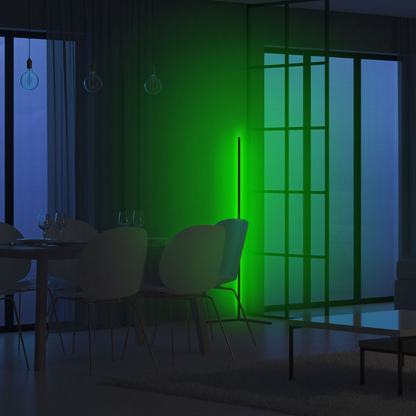 Opviq LumiVerde Aura: Modern Green Glow Lamp | Opviq