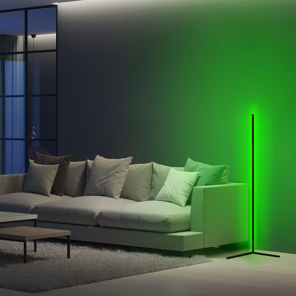 opviq LumiVerde Aura: Modern Green Glow Lamp | Opviq