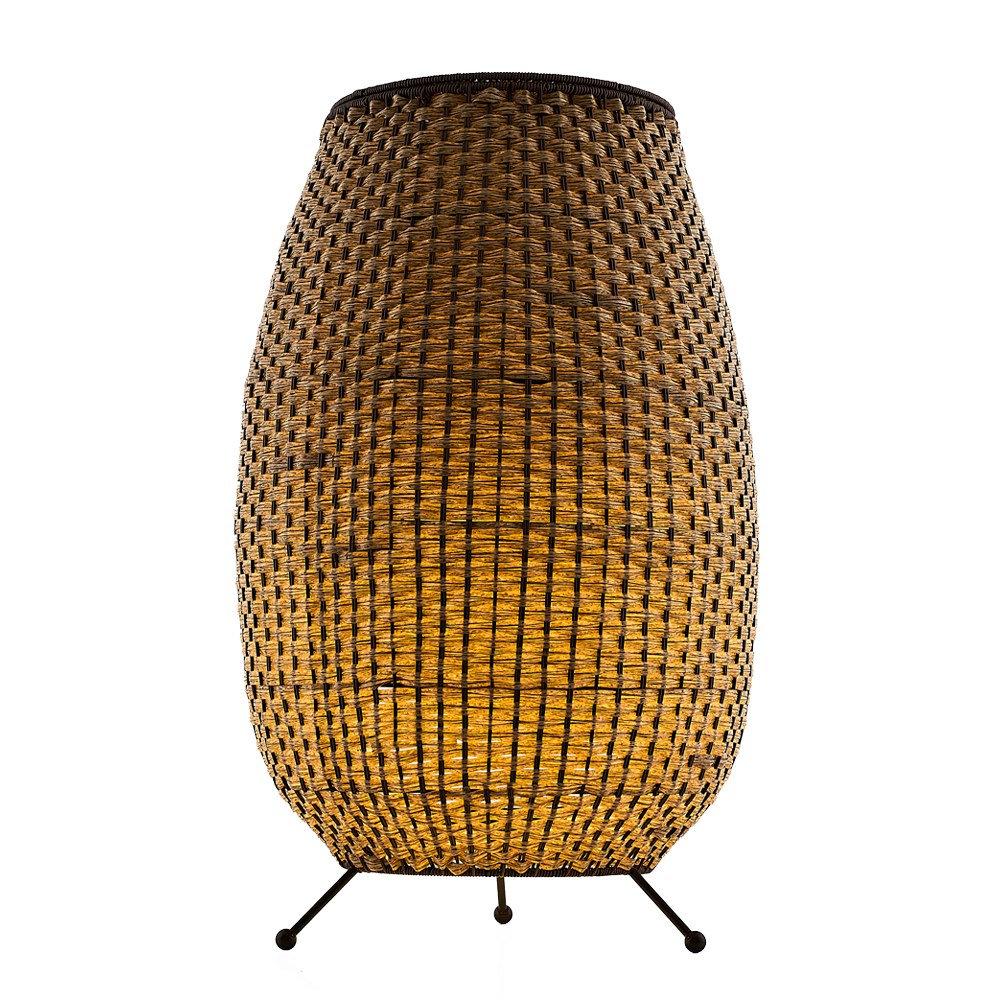Opviq LumiWicker Solara Glow Lamp | Opviq