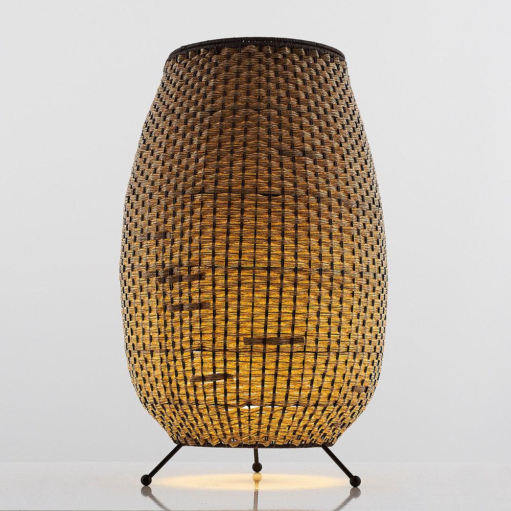 Opviq LumiWicker Solara Glow Lamp | Opviq