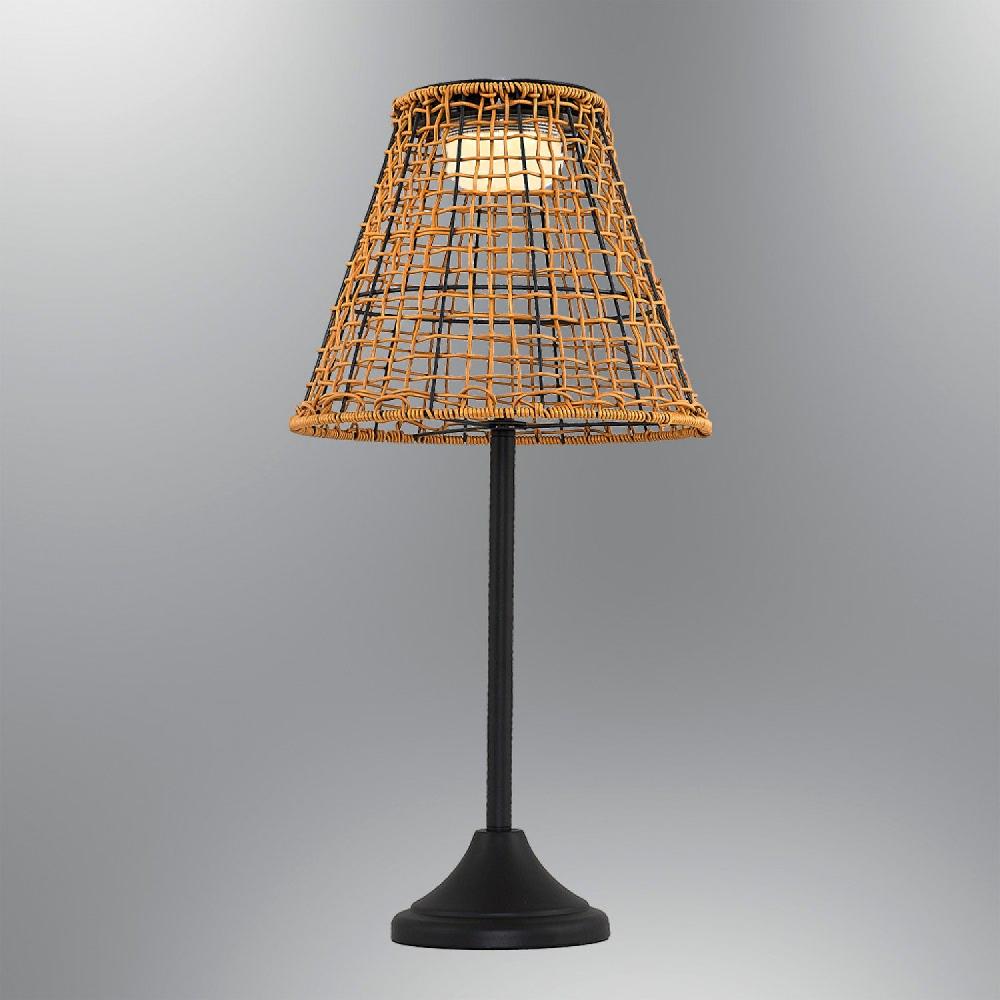 Opviq LumiWicker SolarGlow Floor Lamp | Opviq