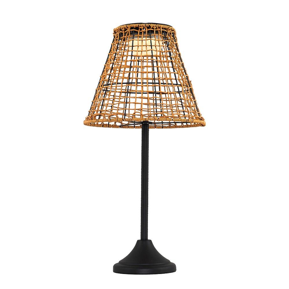 Opviq LumiWicker SolarGlow Floor Lamp | Opviq