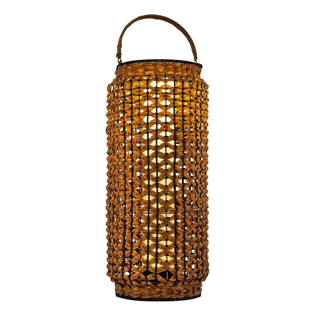 Opviq LumiWicker SolarGlow Floor Lamp | Opviq