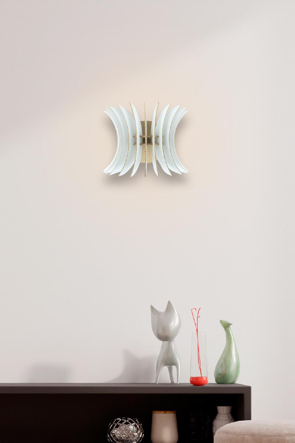 opviq LumiWing Sconce: PureGlow Wall Essence | Opviq