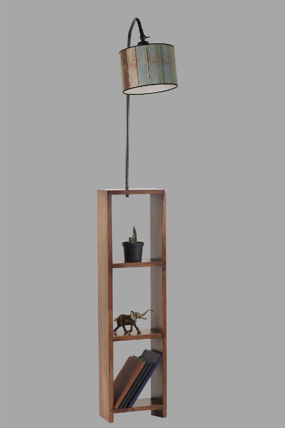 Opviq LumoBeech: Radiant Metal Shelf Lamp | Opviq