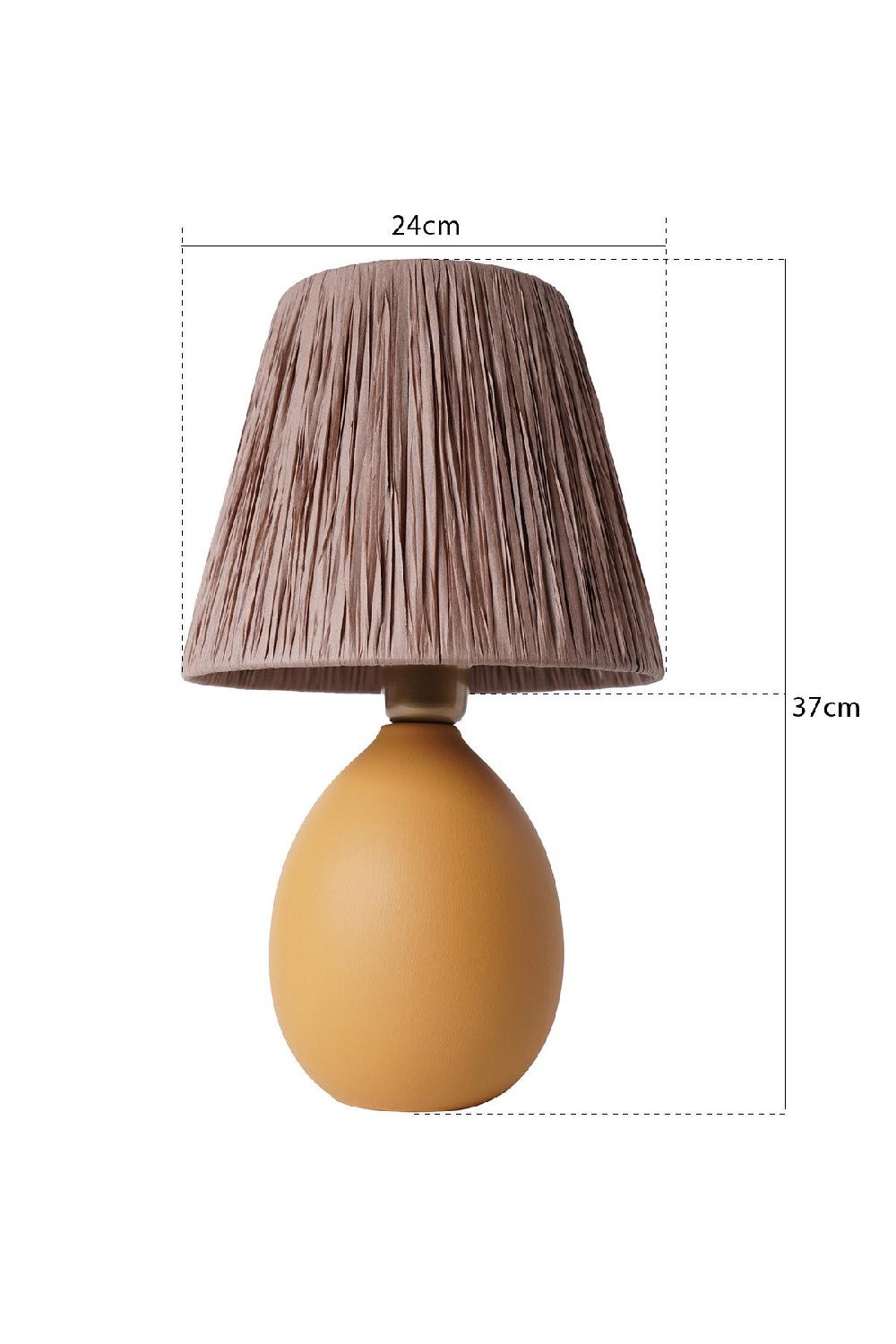 Opviq LumoCeramica: Radiant Orange Table Glow | Opviq