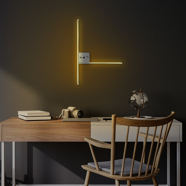 Opviq LumoChrome Elegance Wall Sconce | Opviq