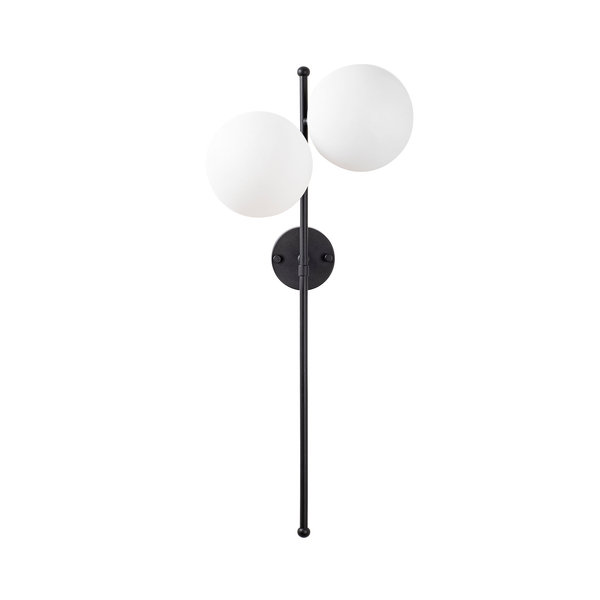 Opviq LumoCraft Noir & Cream Wall Sconce | Opviq