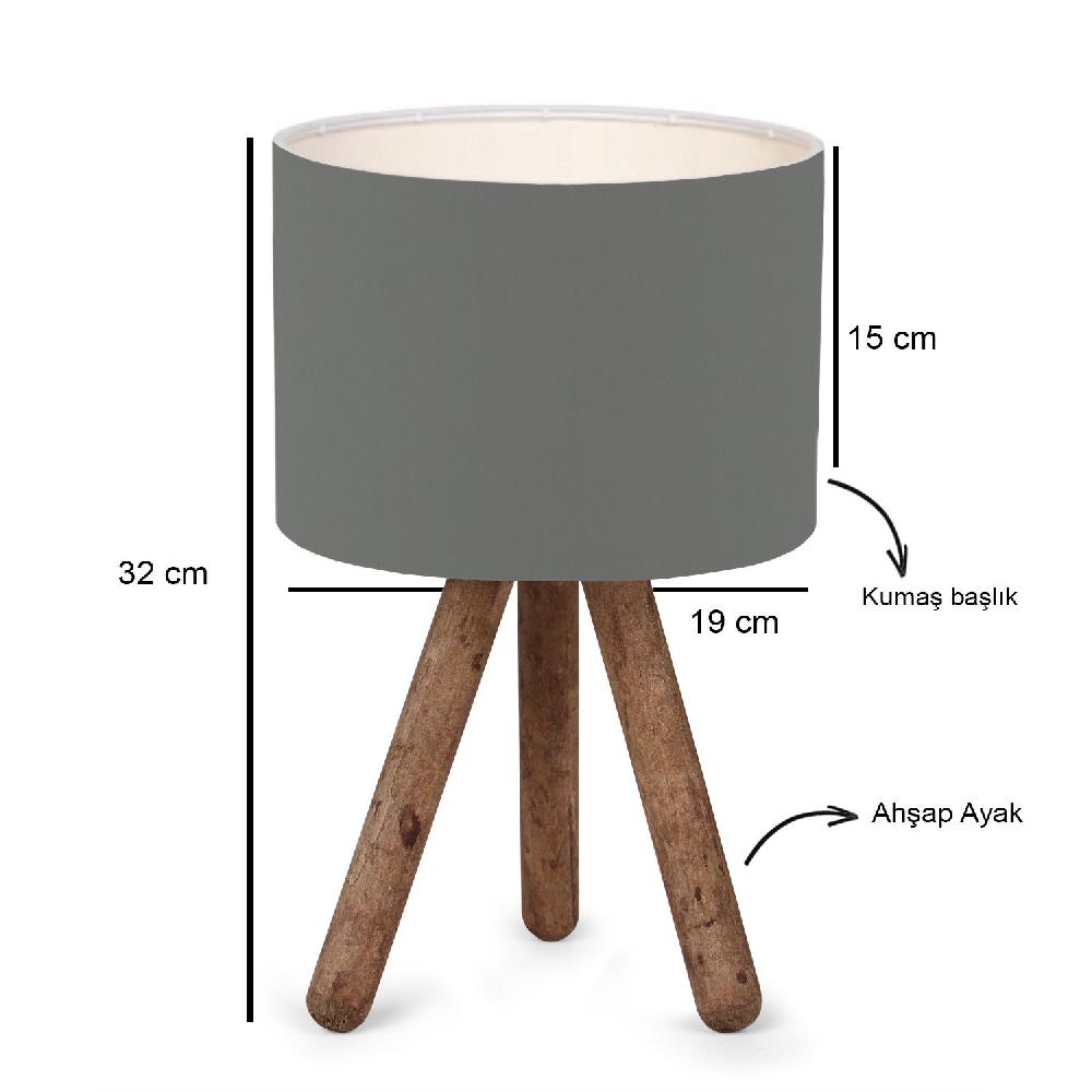 Opviq LumoCraft: Nordic WoodGlow Table Lamp | Opviq