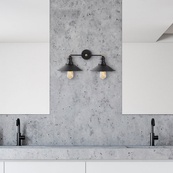 opviq LumoForge Black Pendant Wall Light | Opviq