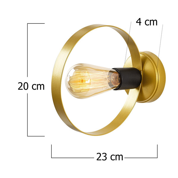 Opviq LumoGleam Metal Wall Radiance Lamp | Opviq