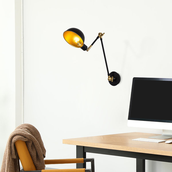 opviq LumoNest Noir: Industrial Elegance Lamp | Opviq