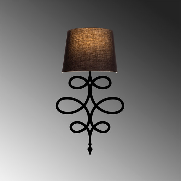 Opviq Lumos Noir: Modern Metal Wall Radiance | Opviq