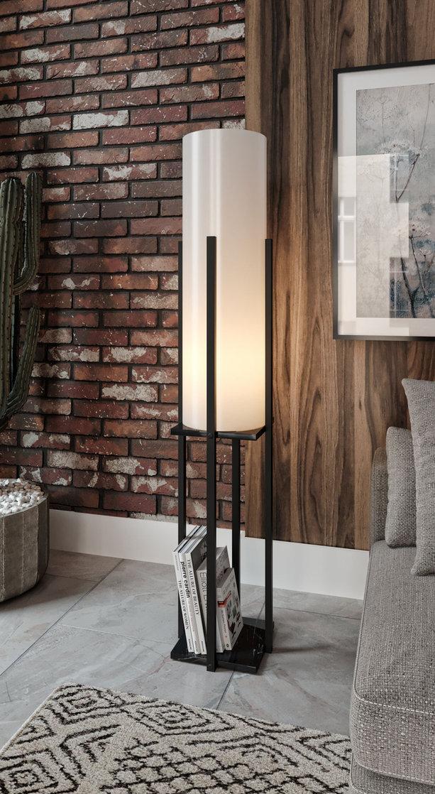 opviq LumoScandi Black Elegance Floor Lamp | Opviq