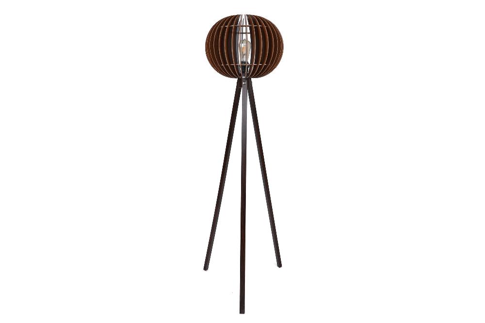 Opviq LumoScandi Walnut Glow Floor Lamp | Opviq