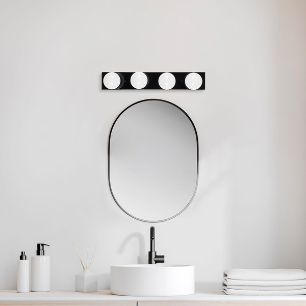 Opviq Lumosculpt Black Metal Wall Sconce | Opviq