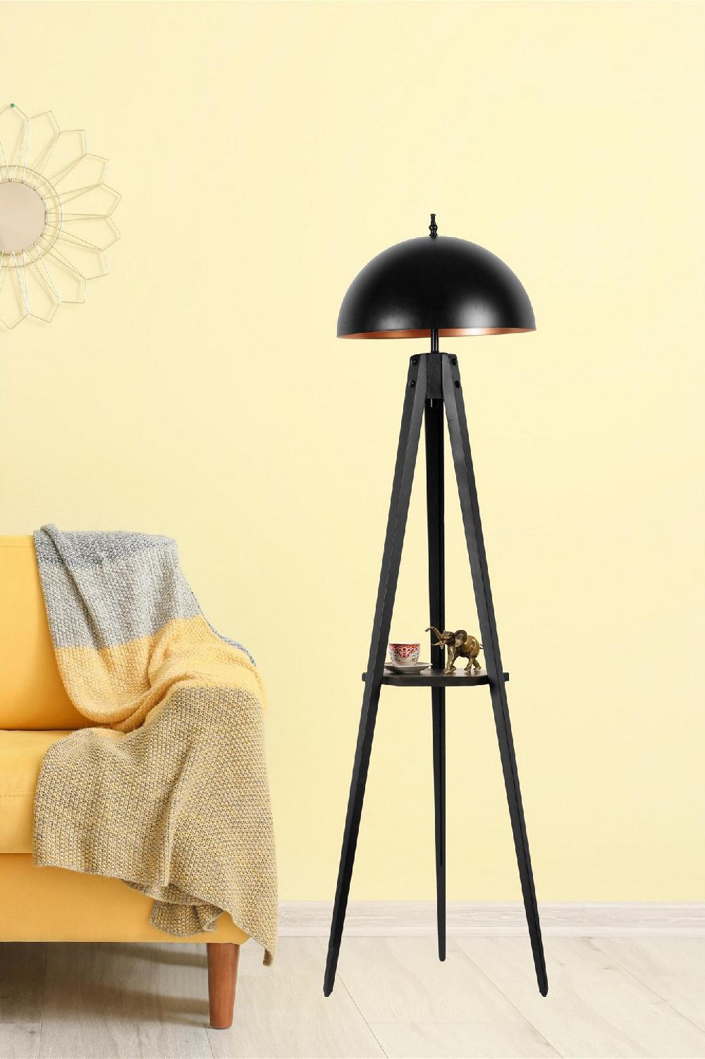 opviq Lumosculpt Blackwood Floor Lamp | Opviq