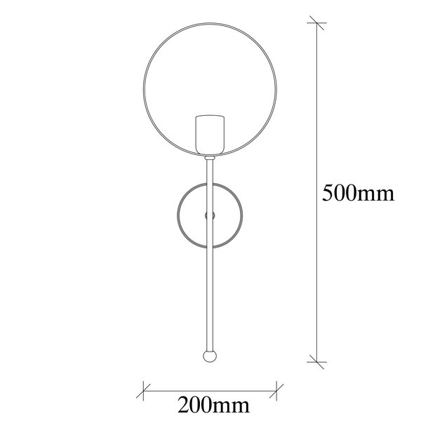 Opviq Lumosculpt IronGlow Wall Lamp | Opviq