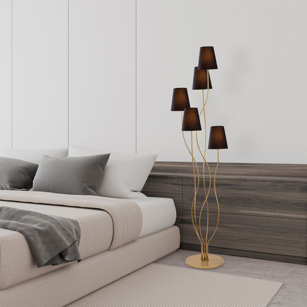 opviq Lumosfera Luxe: Modern Metal Floor Glow | Opviq