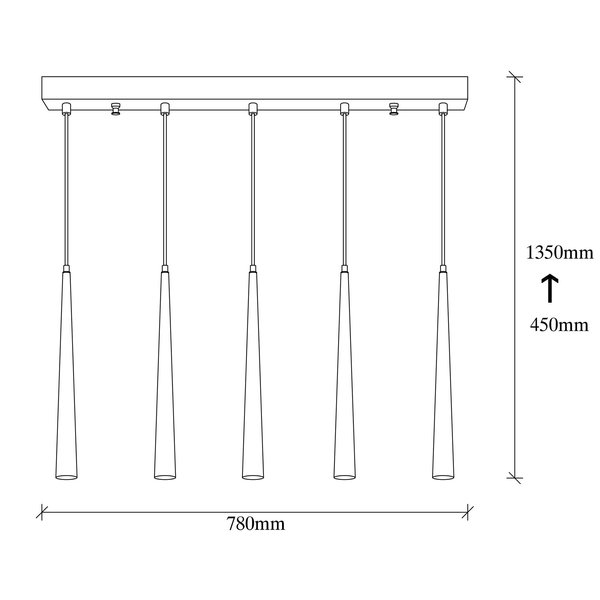 Opviq Lumosfera Noir Chandelier | Opviq