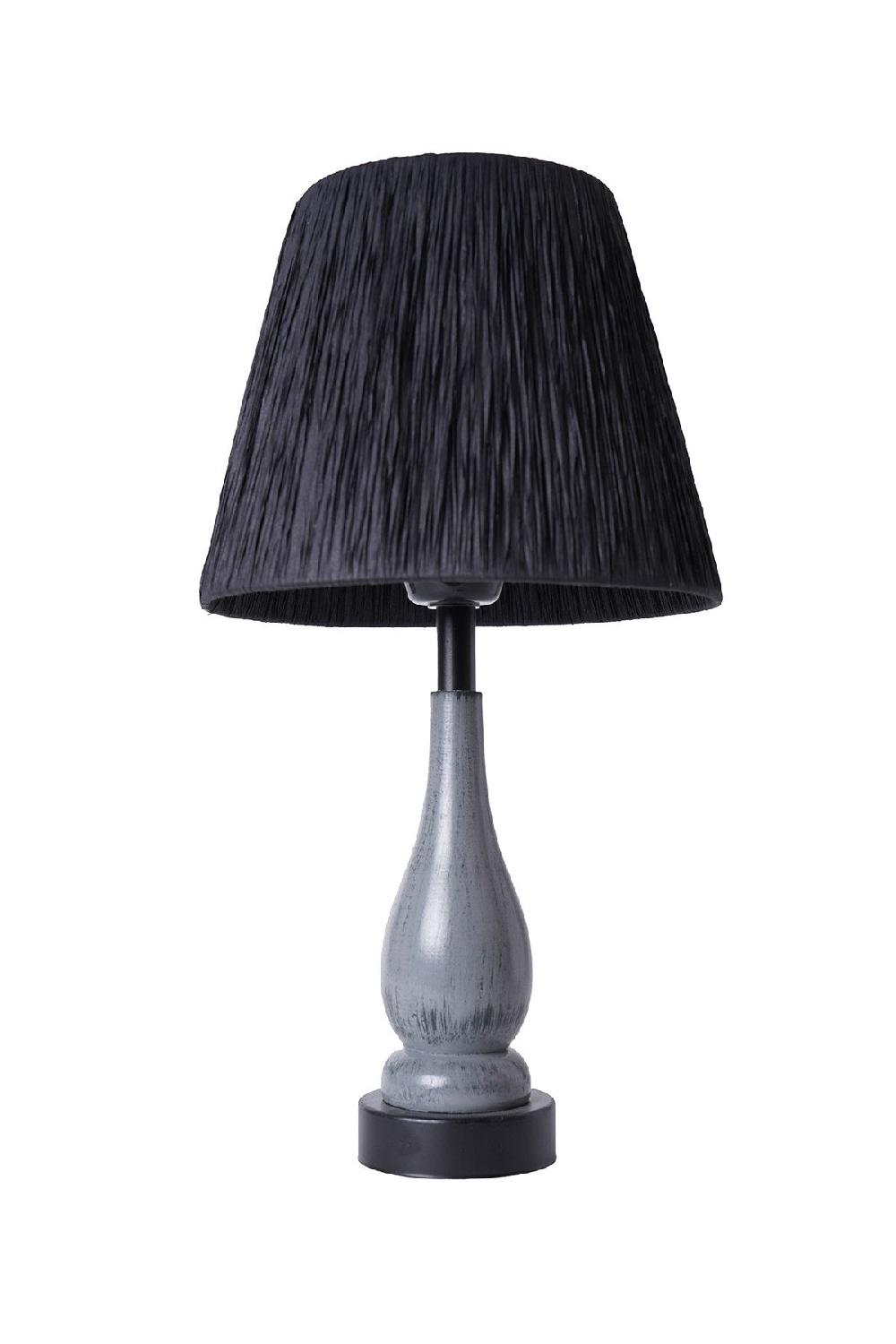 Opviq Lumosfera Woodlamp: Grey & Black Elegance | Opviq