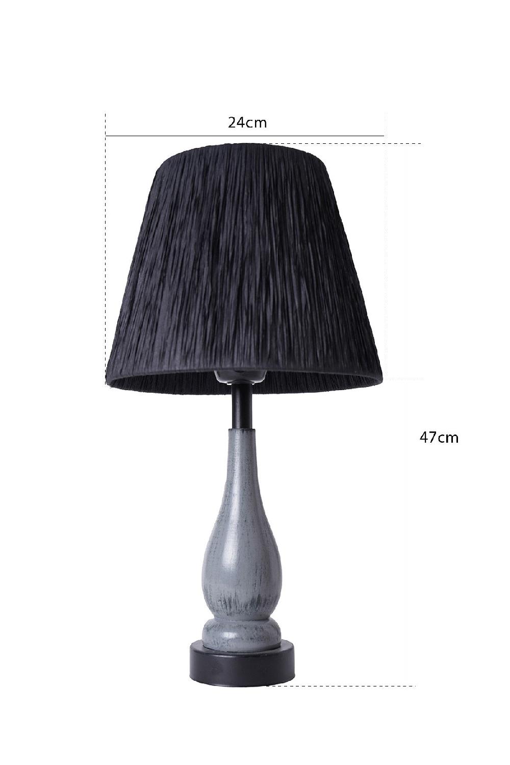 Opviq Lumosfera Woodlamp: Grey & Black Elegance | Opviq