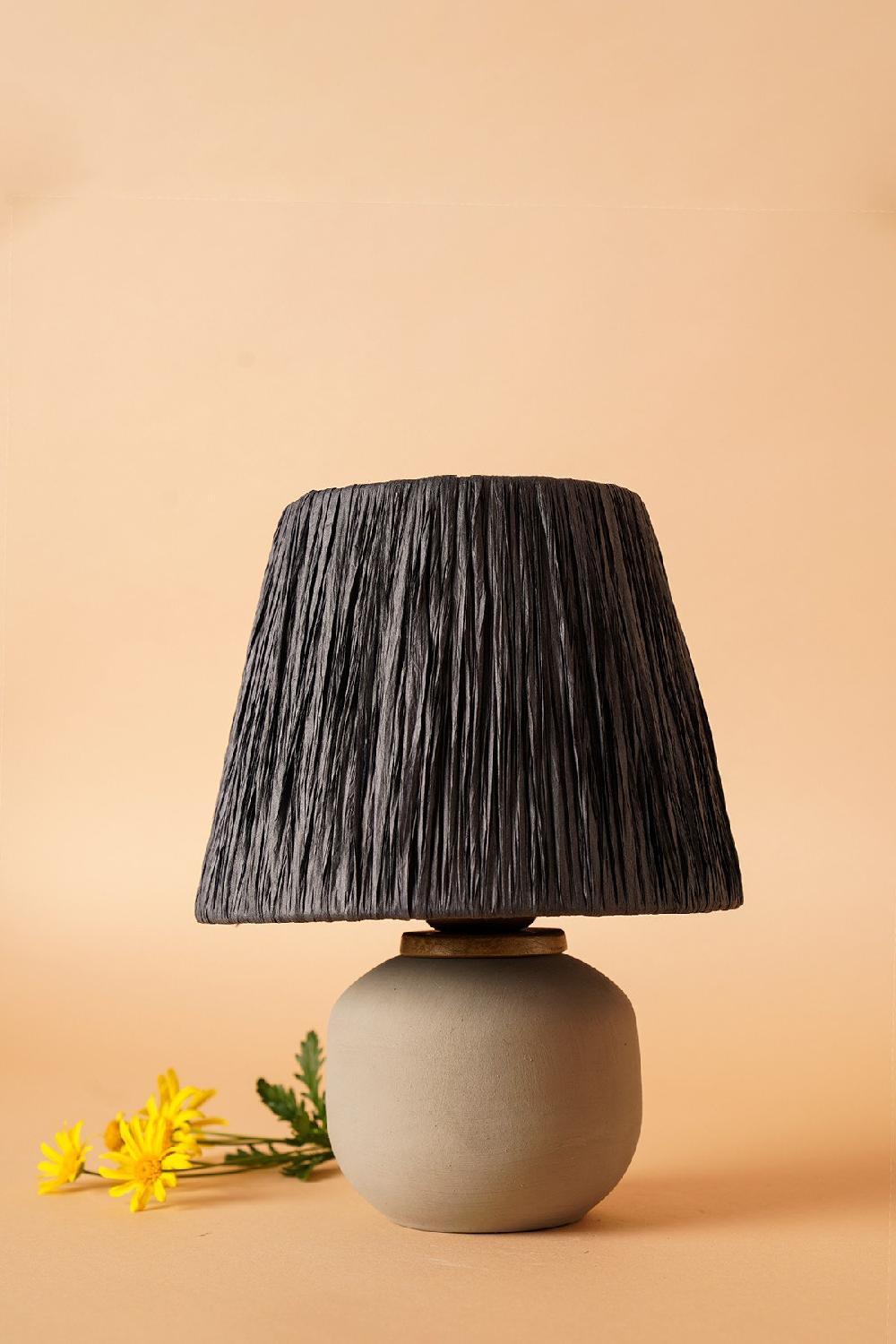 opviq Lumosia Beige CeramiGlow Lamp | Opviq