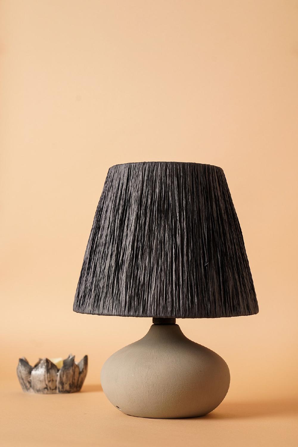opviq Lumosia Beige CeramiGlow Lamp | Opviq