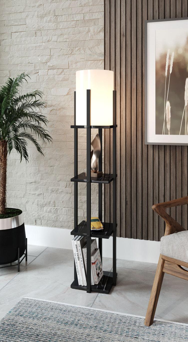opviq LumoSphere Black Elegance Floor Lamp | Opviq