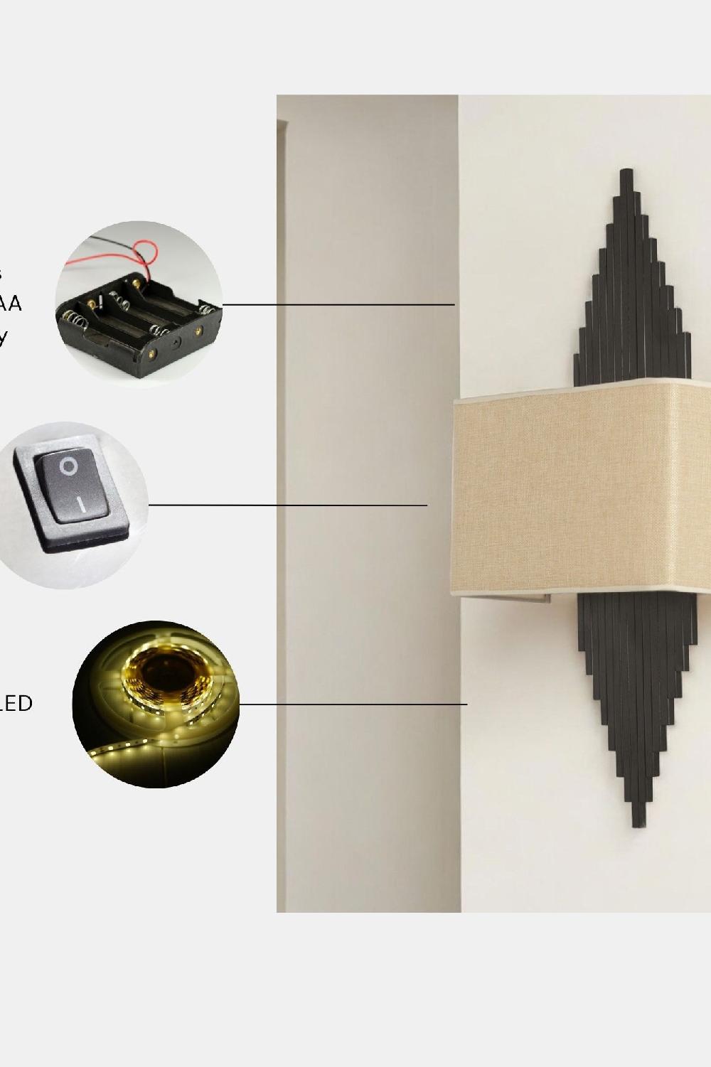 Opviq Lumosphere Glamour Wall Lamp | Opviq