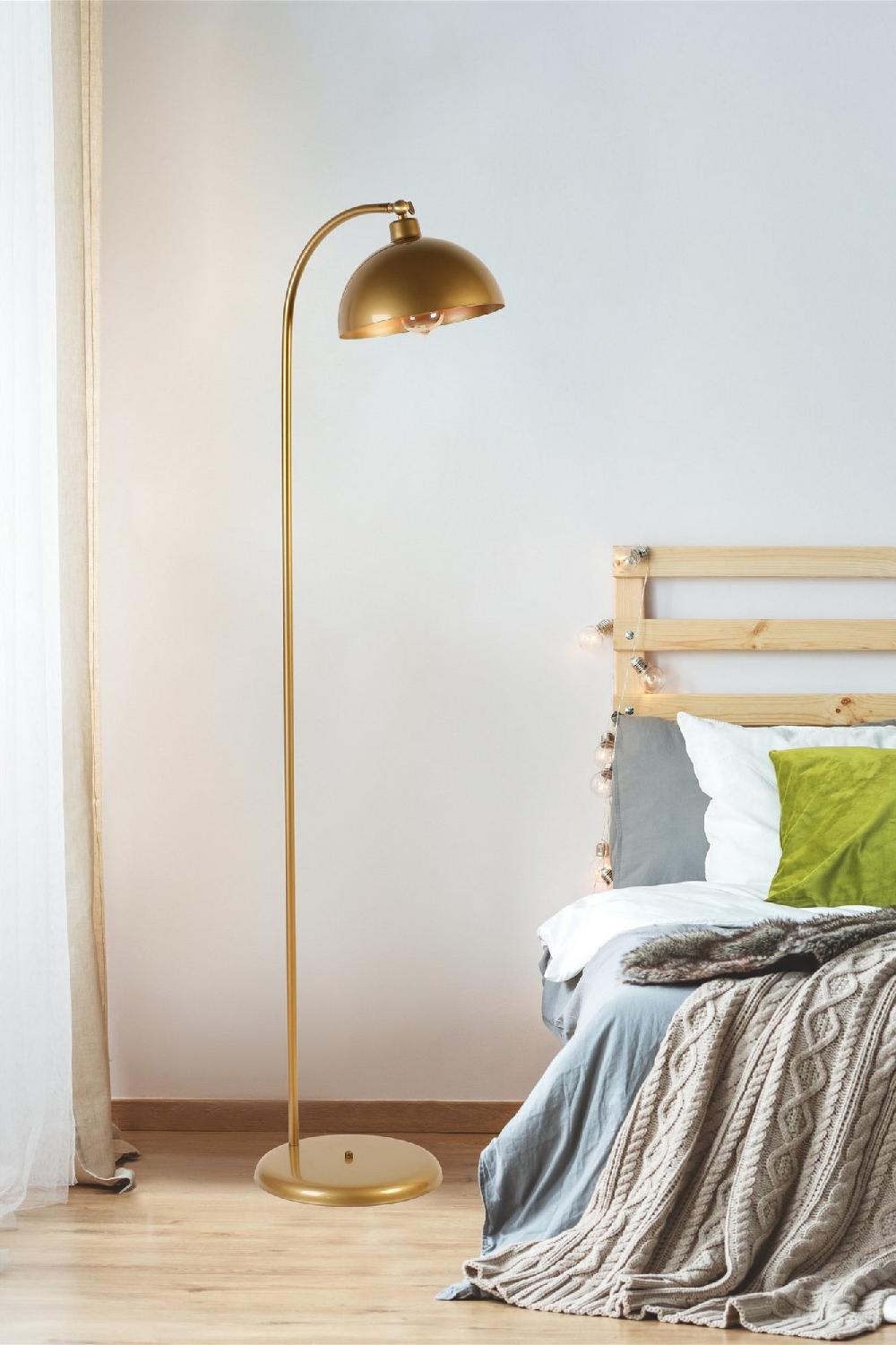 opviq LumoSphere MetalGlow Floor Lamp | Opviq