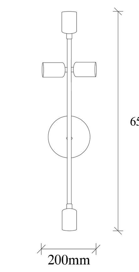 Opviq Lumosphere Noir: Modern Metal Wall Glow | Opviq