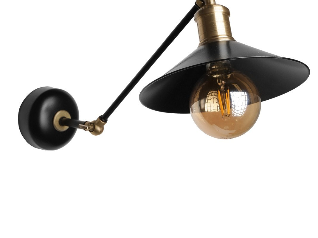 Opviq Lumoswirl Black: Nordic Glam Wall Light | Opviq